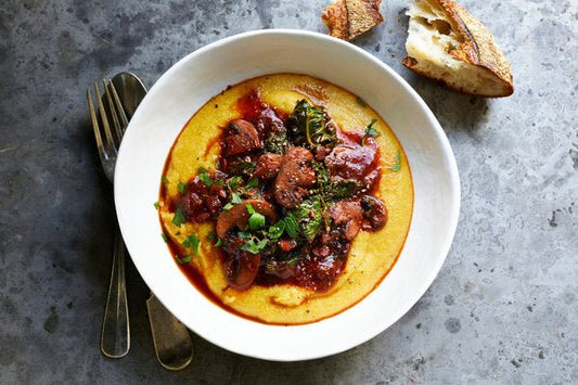 Creamy Polenta with Mushrooms Recipe - Xotic Mushrooms