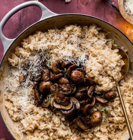 Herbed Mushroom Risotto Recipe - Xotic Mushrooms