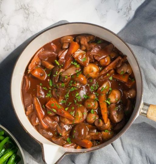 Mushroom Bourguignon Recipe - Xotic Mushrooms