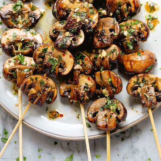 Mushroom Skewers Recipe - Xotic Mushrooms