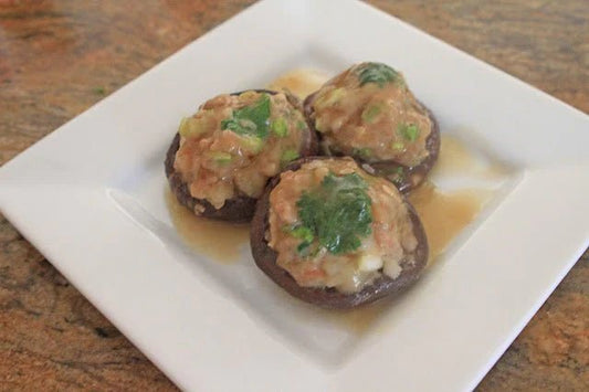 Savory Pork-Stuffed Shiitake Mushrooms: A Gourmet Appetizer Recipe - Xotic Mushrooms